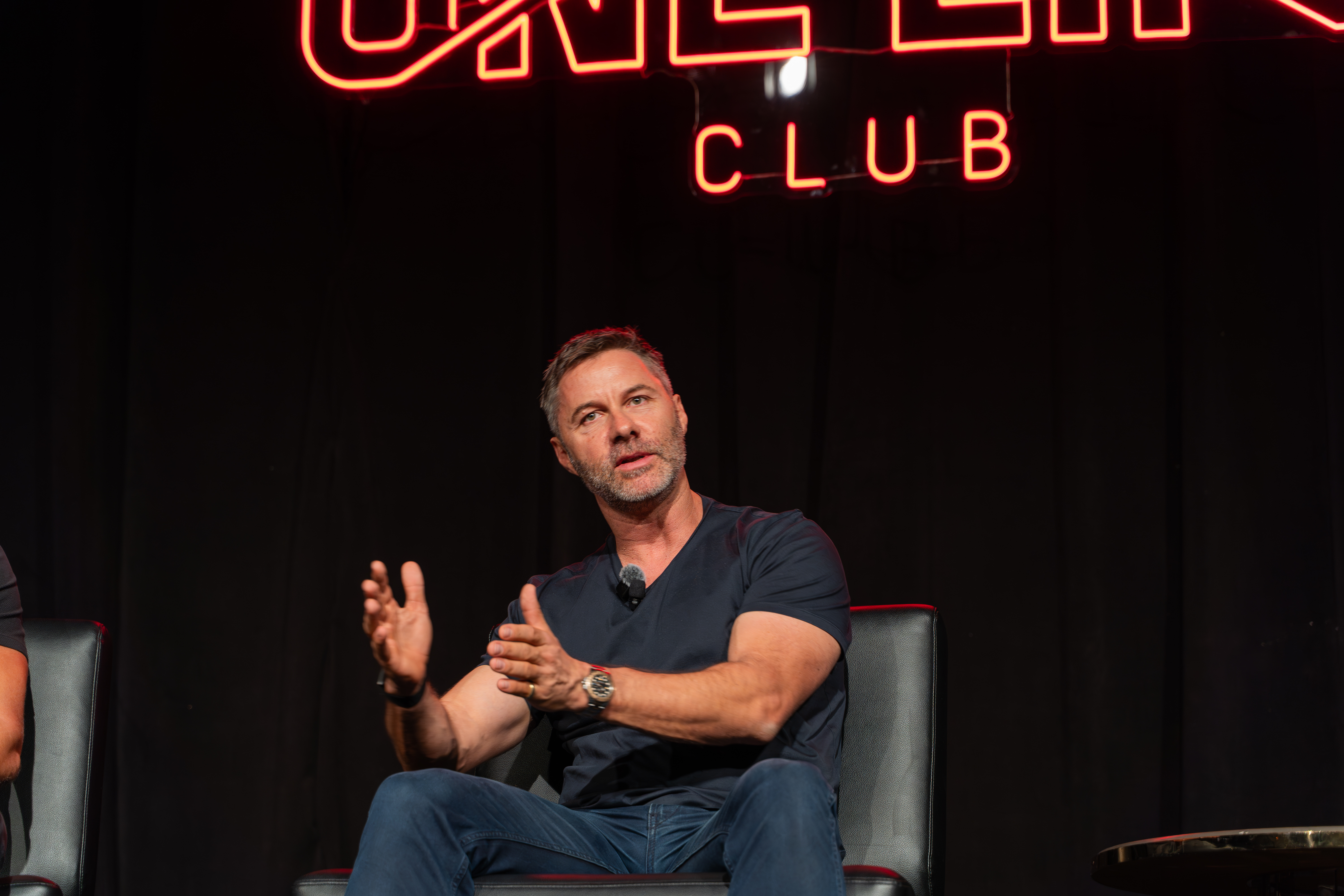 Chris Vitale on stage